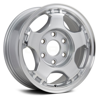 Replikaz® - 5-Spoke Machined Face with Painted Silver Pockets 16x7 Alloy Factory Wheel - Replica