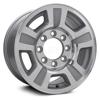 Replikaz® - 5-Spoke Machined Face with Painted Gray Pockets 17x7.5 Alloy Factory Wheel - Replica