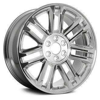 Replikaz® - 7 Double I-Spoke Chrome 22x9 Alloy Factory Wheel - Replica