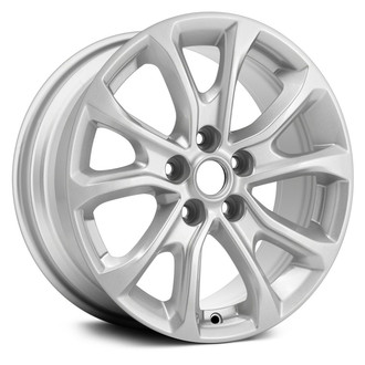 Replikaz® - 5 V-Spoke Painted Silver 17x7 Alloy Factory Wheel - Replica