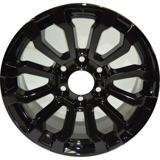 Replikaz® - 12 I-Spoke Black Painted 18x8.5 Alloy Factory Wheel - Replica