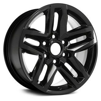 Replikaz® - Double 5-Spoke Painted Black 18x8.5 Alloy Factory Wheel - Replica