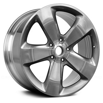 Replikaz® - 5-Spoke Polished Face with Painted Gray Pockets 20x8 Alloy Factory Wheel - Replica