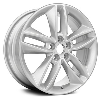 Replikaz® - Double 5-Spoke Painted Silver 18x8 Alloy Factory Wheel - Replica