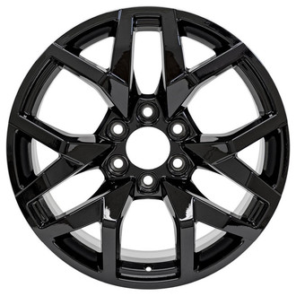 Replikaz® - 6 Y-Spoke Black Painted 20x9 Alloy Factory Wheel - Replica