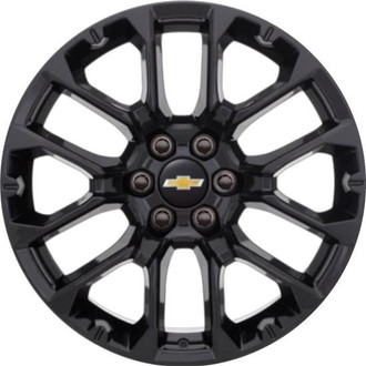 Replikaz® - 12 I-Spoke Painted Black 22x9 Alloy Factory Wheel - Replica
