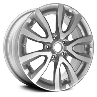 Replikaz® - 5 V-Spoke Painted Silver 17x7 Alloy Factory Wheel - Replica