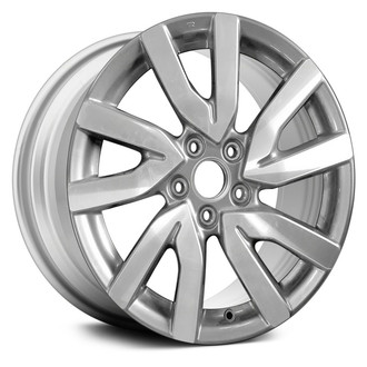 Replikaz® - 10 Spiral-Spoke Painted Silver 18x8 Alloy Factory Wheel - Replica