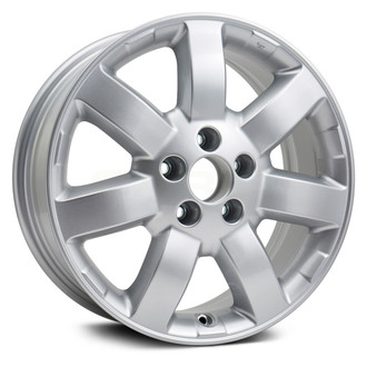 Replikaz® - 7 I-Spoke Painted Silver 17x6.5 Alloy Factory Wheel - Replica