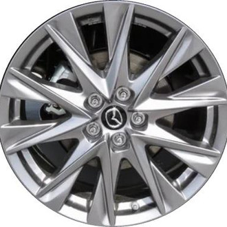 Replikaz® - 10 I-Spoke Painted Hyper Silver 19x7 Alloy Factory Wheel - Replica