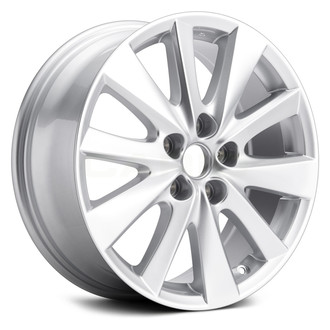 Replikaz® - 10 Turbine-Spoke Painted Silver 17x7 Alloy Factory Wheel - Replica