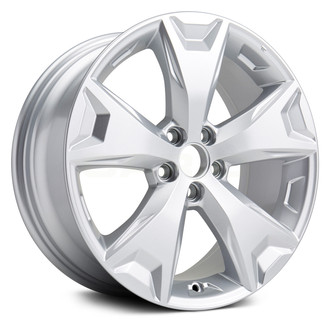 Replikaz® - 5-Spoke Painted Silver 17x7 Alloy Factory Wheel - Replica