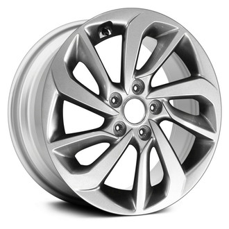 Replikaz® - 10 Spiral-Spoke Painted Silver 17x7 Alloy Factory Wheel - Replica