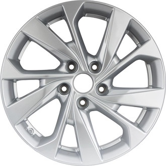 Replikaz® - 10 Spiral-Spoke Painted Silver 17x7 Alloy Factory Wheel - Replica