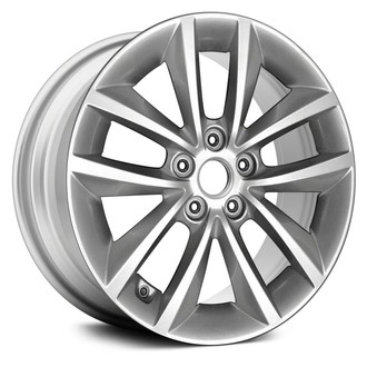Replikaz® - 5 V-Spoke Painted Silver 17x7 Alloy Factory Wheel - Replica