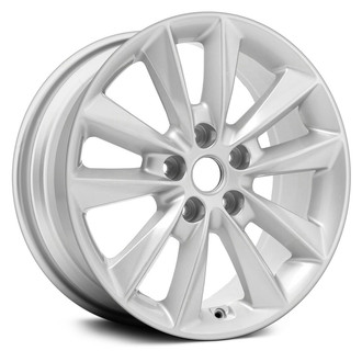 Replikaz® - 5 V-Spoke Painted Silver 17x7 Alloy Factory Wheel - Replica