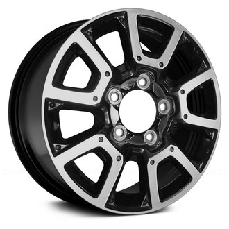 Replikaz® - 10 I-Spoke Machined Face with Painted Black Spoke Inset and Painted Black Pockets 18x8 Alloy Factory Wheel - Replica