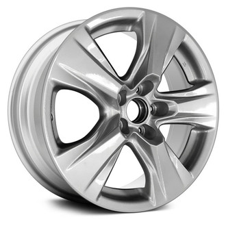 Replikaz® - 5-Spoke Painted Silver 17x7 Alloy Factory Wheel - Replica