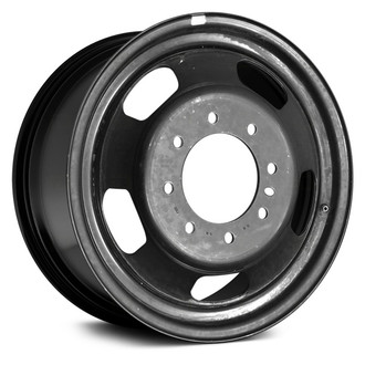 Replikaz® - 5-Slot Painted Black 17x6 Steel Factory Wheel - Replica