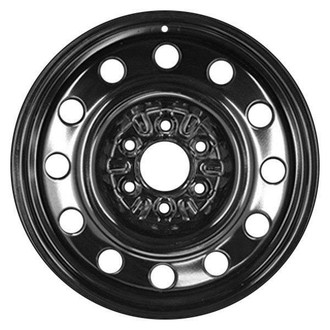Replikaz® - 12-Hole Painted Black 18x7.5 Steel Factory Wheel - Replica