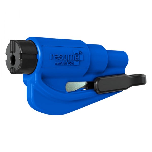 resqme® - Blue Seatbelt Cutter and Window Breaker Tool