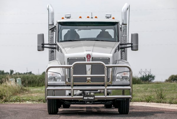 Ki (s699） Retrac Mirrors® 205515 - ProTec™ Polished 15° Bend Grille