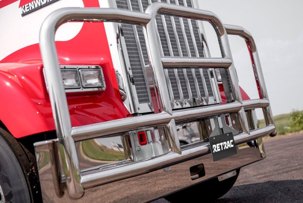 ♡xxx Retrac Mirrors® 205517 - ProTec™ Polished 25° Bend Grille