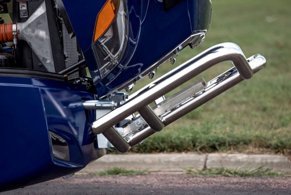 Retrac Mirrors® 205517 - ProTec™ Polished 25° Bend Grille