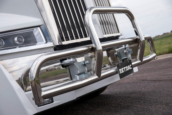 Retrac Mirrors® 206525 - Tuff Guard II™ Polished 38° Bend Grille