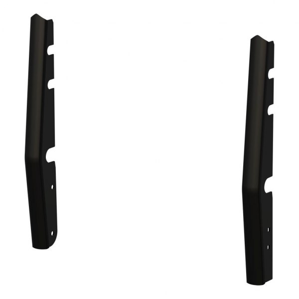 Retrac Mirrors® - 2" Black Tubular Grille Guard Upright Package