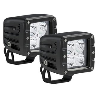 Retrac Mirrors® - 2" Square Spot Beam LED Lights