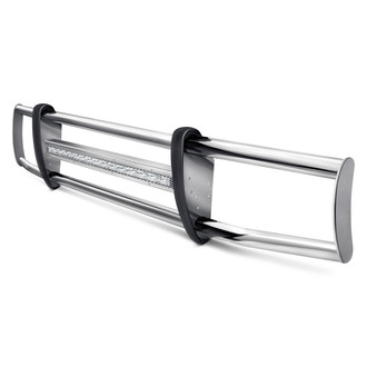 Retrac Mirrors® - MileStone™ Polished Bumper Guard with LED Light Bar