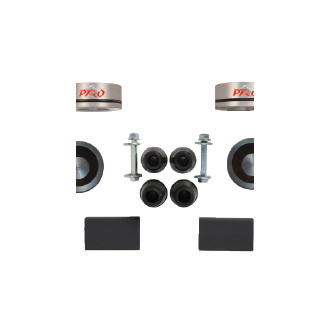 Revtek® - 2" x 1" Pro Front and Rear Leveling Coil Spring Spacer Kit