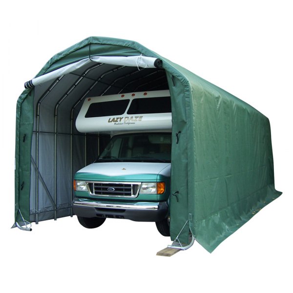 Rhino Shelter® - Barn Style 12' W x 20' L x 12' H Green Building Gambrel