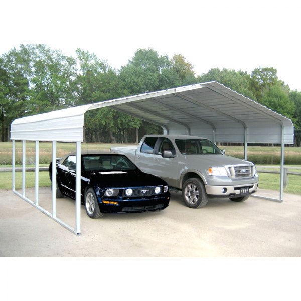Rhino Shelter® - 22' W x 24' L x 12' H Steel Carport House