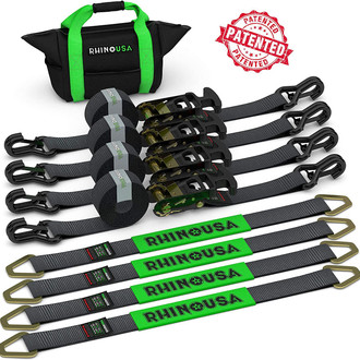 Rhino USA® - 2" x 8' Vehicle Tie-Down Kit