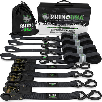 Rhino USA® - Ratchet Tie-Down Set