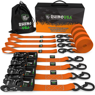 Rhino USA® - HD Ratchet Tie-Down Set