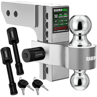 Rhino USA® - Adjustable Drop Hitch