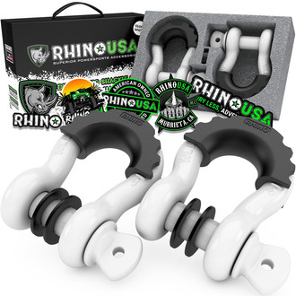 Rhino USA® - 3/4" D-Ring Shackle Set