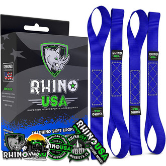 Rhino USA® - 1.7" x 17" Soft Loop Tie-Down Straps