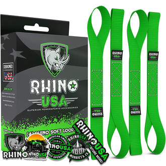 Rhino USA® - 1.7" x 17" Soft Loop Tie-Down Straps