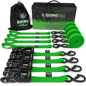 Rhino USA® - HD Ratchet Tie-Down Set