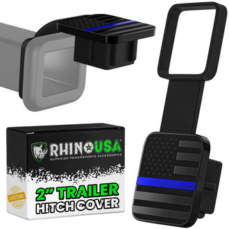 Rhino USA® - 2" American Flag Hitch Cover