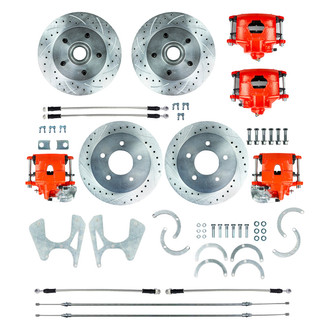 The Right Stuff® - Drum-to-Disc Drilled and Slotted Brake Conversion Kit