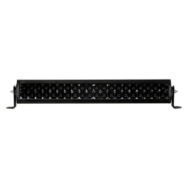 Rigid Industries® - E-Series Pro Midnight Edition 20" 214W Dual Row Spot Beam LED Light Bar, Front View