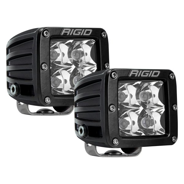 Rigid Industries® - D-Series 3"x3" 2x15.8W Spot Beam Amber LED Lights