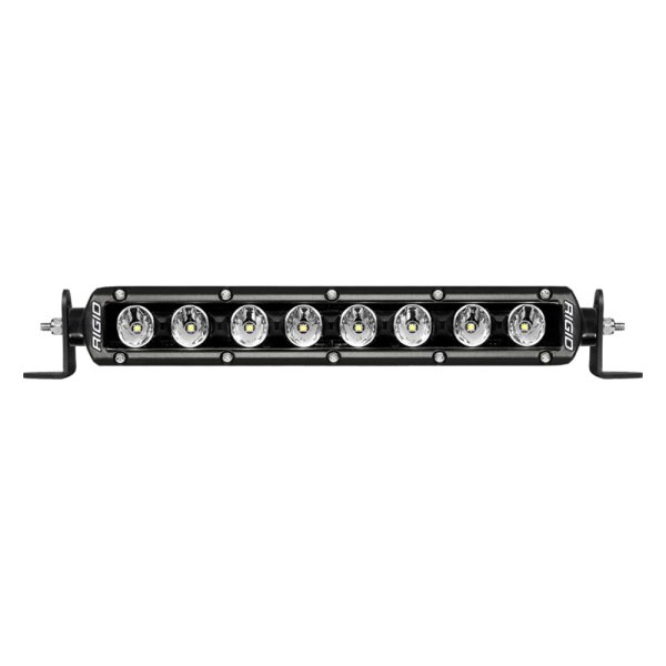 Rigid Industries® - Radiance Plus SR-Series 10" 43W Spot Beam LED Light Bar with 8 Option RGBW Backlight, Front View