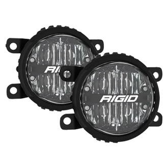 Rigid Industries® - Fog Light Location 360-Series SAE Flush Mount 4" 2x40W Round Flood Beam LED Light Kit