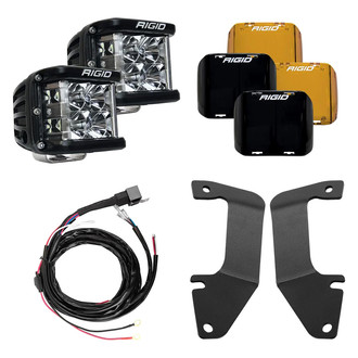 Rigid Industries® - A-Pillar D-SS Series 3"x4" 2x54W Flood Beam LED Light Kit